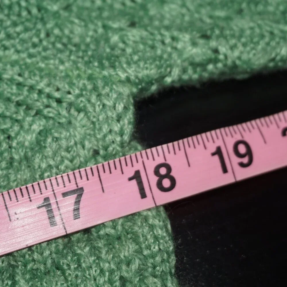 Anthropologie Field Flower Wool Mohair Green Sweater xs - Picture 7 of 8